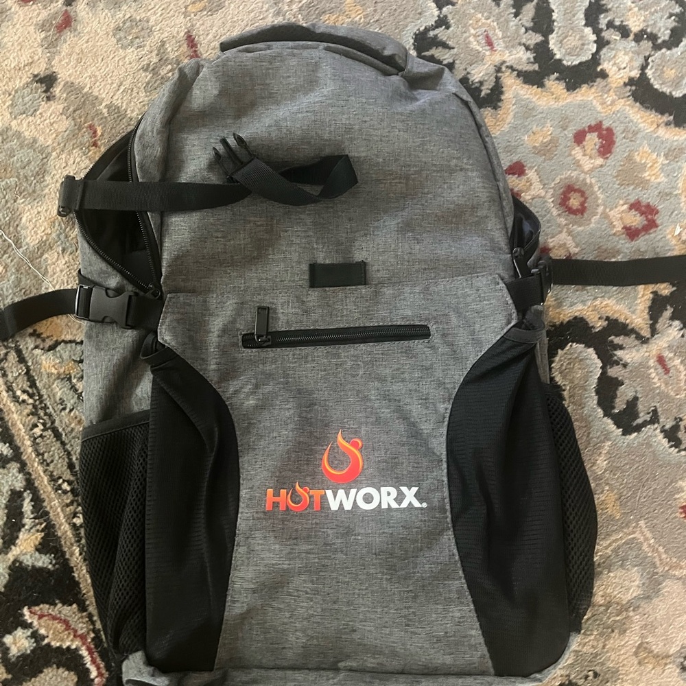 Gray and Black Men's Backpack